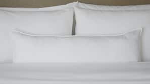 Premium bedding, pillowtop beds, in-room safe, desk