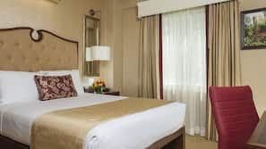 Premium bedding, pillowtop beds, in-room safe, desk