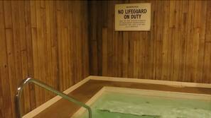 Indoor spa bath
