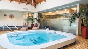 Indoor spa bath