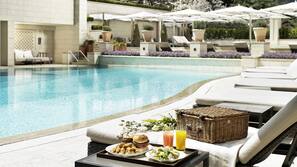 Indoor pool, seasonal outdoor pool