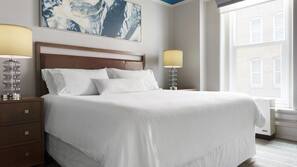 Premium bedding, pillow top beds, minibar, in-room safe
