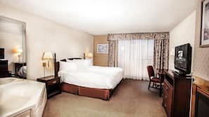 In-room safe, desk, blackout curtains, iron/ironing board
