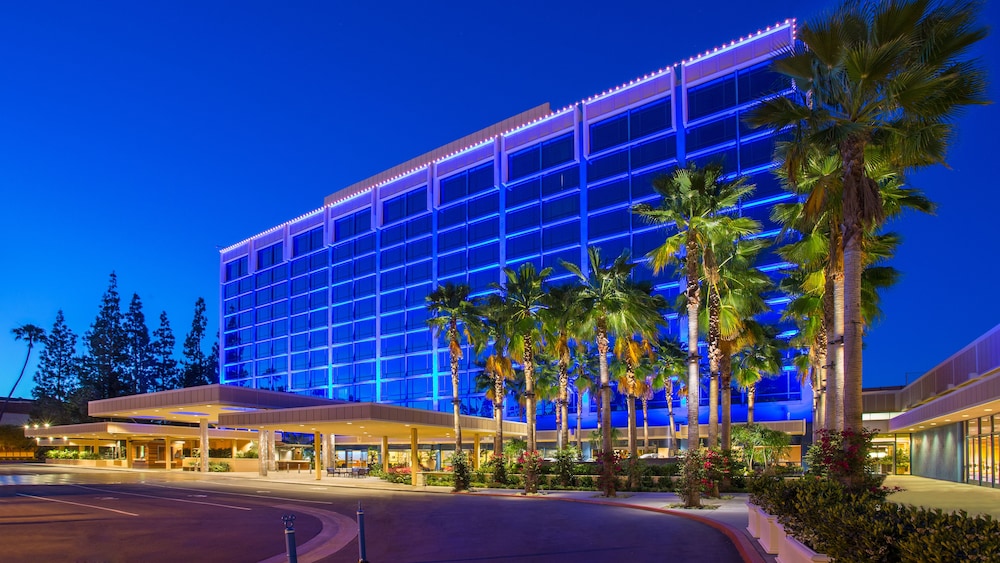 Front of property - evening/night, Disneyland Hotel