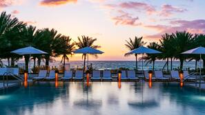 3 outdoor pools, pool cabanas (surcharge)