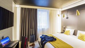 Premium bedding, in-room safe, desk, blackout curtains