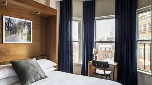 Premium bedding, iron/ironing board, free cribs/infant beds, free WiFi