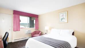 Desk, iron/ironing board, free WiFi, linens
