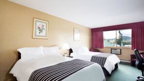 Desk, iron/ironing board, free WiFi, linens