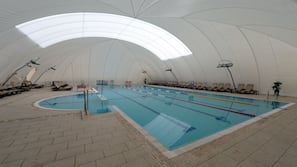 Indoor pool, outdoor pool