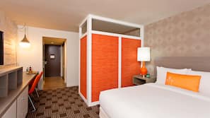 In-room safe, desk, blackout curtains, soundproofing