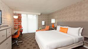 In-room safe, desk, blackout curtains, soundproofing