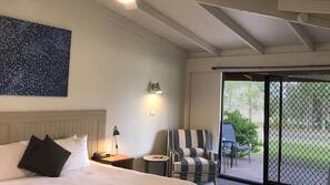 Pillow top beds, minibar, desk, blackout curtains