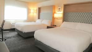 In-room safe, desk, laptop workspace, iron/ironing board
