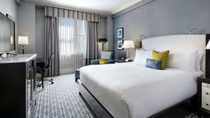 Premium bedding, pillow top beds, minibar, in-room safe