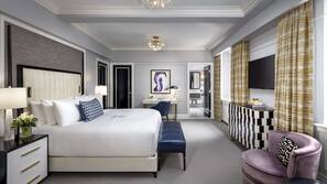 Premium bedding, pillow top beds, minibar, in-room safe
