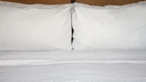 Premium bedding, pillowtop beds, in-room safe, desk