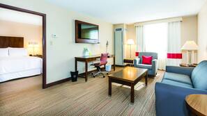 Premium bedding, pillowtop beds, in-room safe, desk