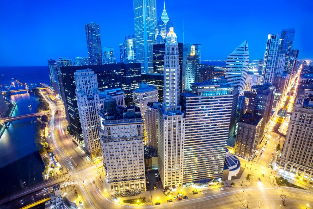 Aerial view, The Royal Sonesta Chicago Downtown