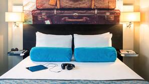 In-room safe, desk, blackout curtains, iron/ironing board