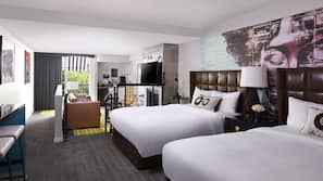 Premium bedding, pillow top beds, minibar, in-room safe