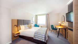 In-room safe, desk, iron/ironing board, free cribs/infant beds