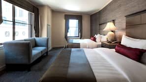 Egyptian cotton sheets, premium bedding, minibar, in-room safe