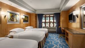 Premium bedding, minibar, in-room safe, desk