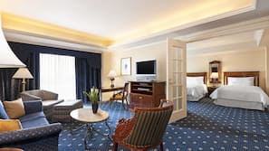 Premium bedding, minibar, in-room safe, desk
