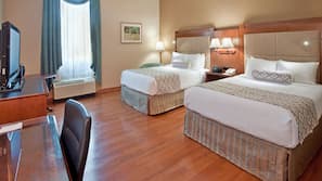 Premium bedding, pillowtop beds, in-room safe, desk