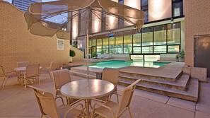 Indoor pool, outdoor pool