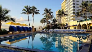 Outdoor pool, pool cabanas (surcharge), pool umbrellas