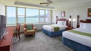 In-room safe, desk, laptop workspace, blackout drapes