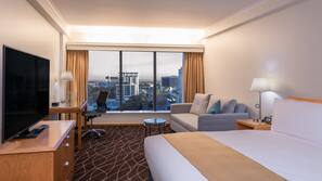 In-room safe, desk, blackout curtains, soundproofing