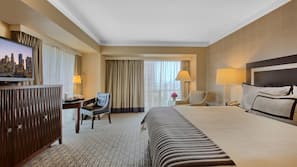 Premium bedding, pillowtop beds, in-room safe, desk