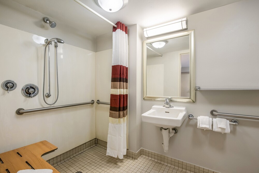 Bathroom, Red Roof Inn Lansing West - MSU