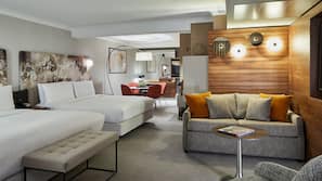 Pillow-top beds, in-room safe, desk, laptop workspace