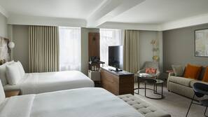 Pillow-top beds, in-room safe, desk, laptop workspace