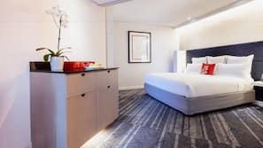 Premium bedding, minibar, in-room safe, desk