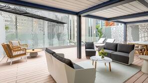 1 chambre, literie de qualité supérieure, surmatelas, minibar