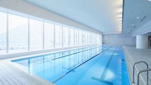 Indoor pool, seasonal outdoor pool
