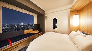 In-room safe, desk, laptop workspace, iron/ironing board
