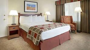 Premium bedding, in-room safe, desk, blackout curtains