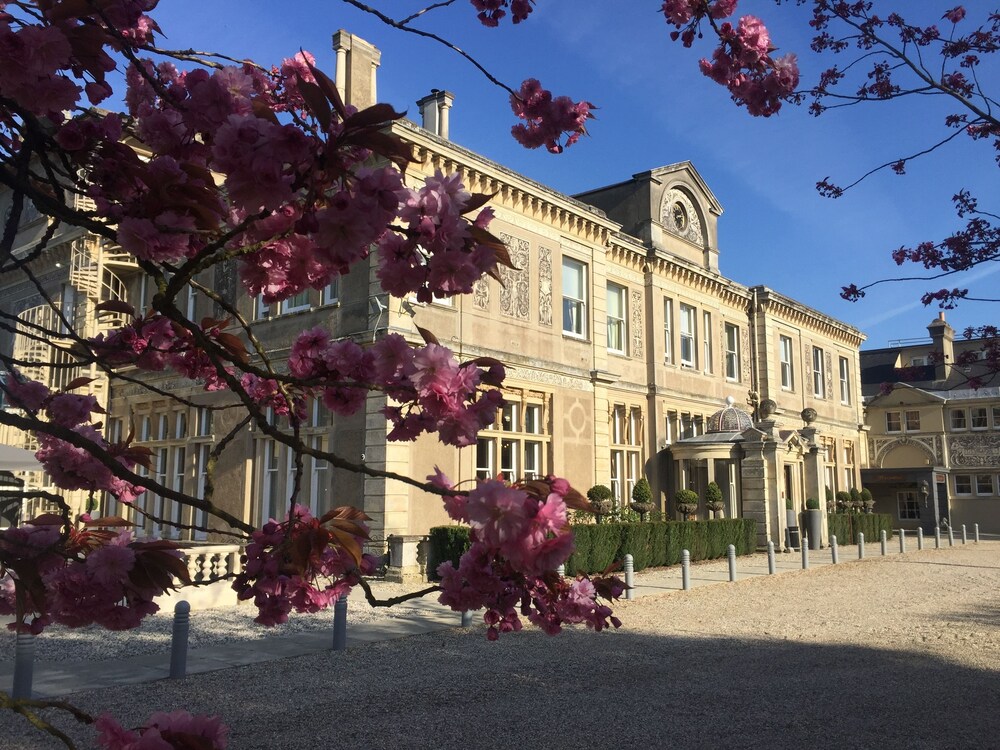 Property entrance, Down Hall Hotel