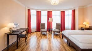 1 bedroom, hypo-allergenic bedding, in-room safe, individually decorated