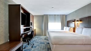 In-room safe, desk, blackout curtains, iron/ironing board