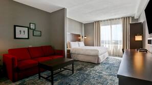 In-room safe, desk, blackout curtains, iron/ironing board
