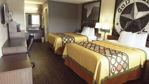 Iron/ironing board, free cribs/infant beds, free WiFi, linens
