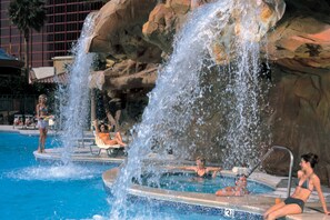 Seasonal outdoor pool, cabanas (surcharge), sun loungers