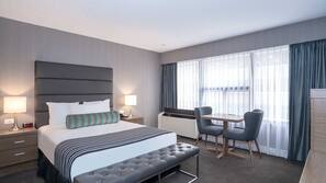 Premium bedding, pillowtop beds, in-room safe, desk